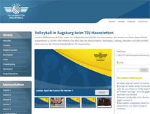 Tablet Screenshot of haunstetten-volleyball.de